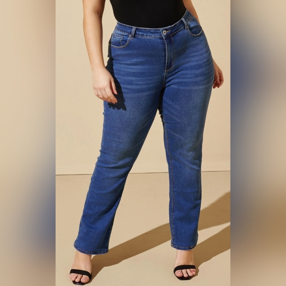 Legendary by Ashley Stewart Bootcut Jeans - Picture 2 of 7